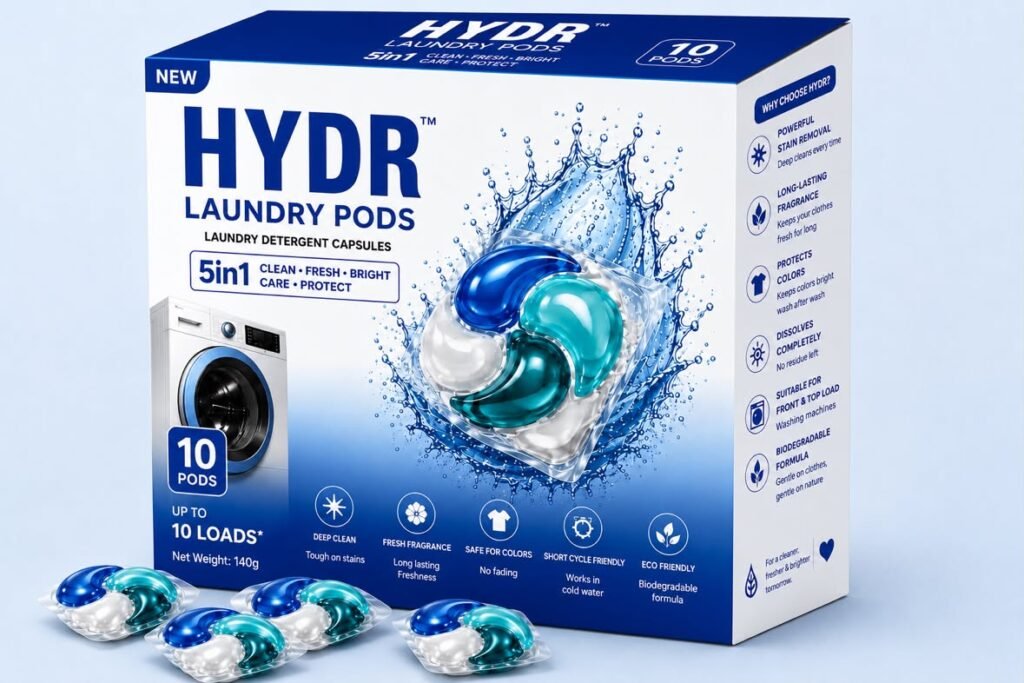 Hydr laundry pods - 10 pods